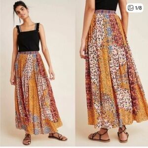 ANTHROPOLOGIE BHANUNI BY JYOTI
Panthera Pleated Maxi Skir